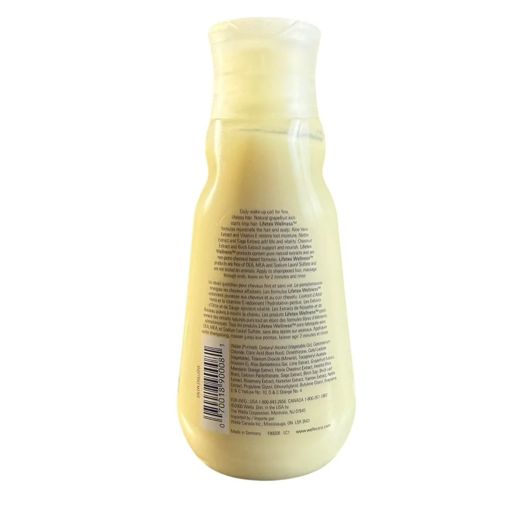 Wella Lifetex Wellness  Pumped Up,‎ Energy Purity Wash, HTF NOS Salon Quality